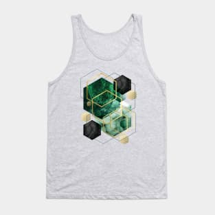 Emerald Green Geo Tank Top